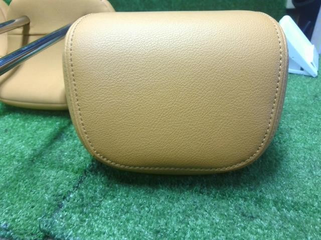 6AA-P15 キックス リアシート ヘッドレスト 左右 センター レザー 自社品番250038