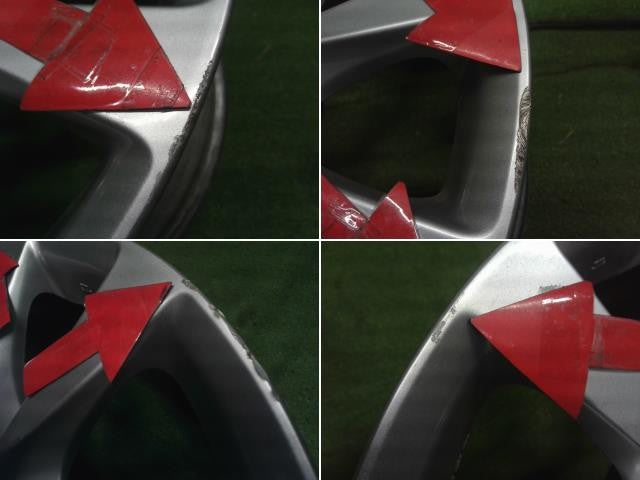 DBA-USF40 レクサス純正 18インチ アルミホイール 4本 18×7.5J 5穴 PCD114.3 +32 エアゲージ レクサスLS460外し 自社品番250060