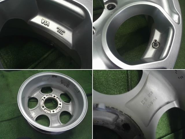 16インチ アルミホイール  4本 社外 16×5.5J 5穴 PCD139.7 +20 中古 レアマイスター ジムニー外し 自社品番250110