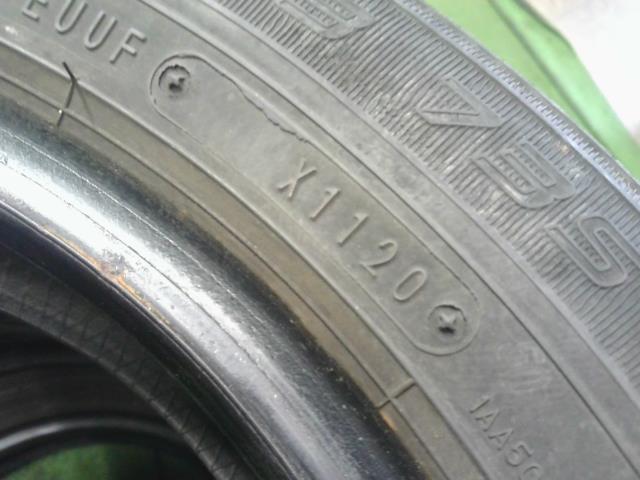 【中古】13インチ 夏 ノーマルタイヤ 155/65R13 4本 ダンロップ 20年製 EC202 自社品番250058