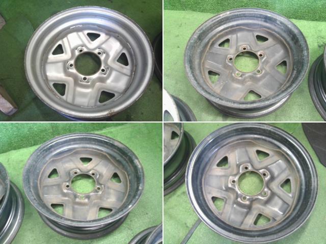 【中古】ジムニー TA-JB23W 純正 スチールホイール 16インチ 4本 43210-80711-27S 自社品番250393 Z2S