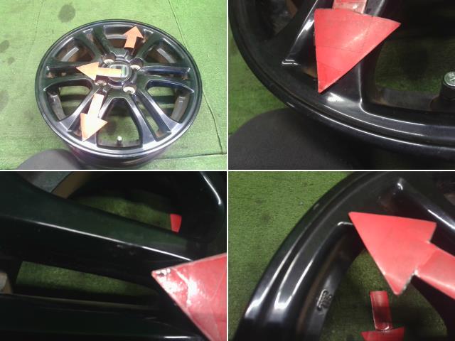 【中古】N-BOX DBA-JF1 純正 アルミホイール 14インチ 4本 自社品番250599