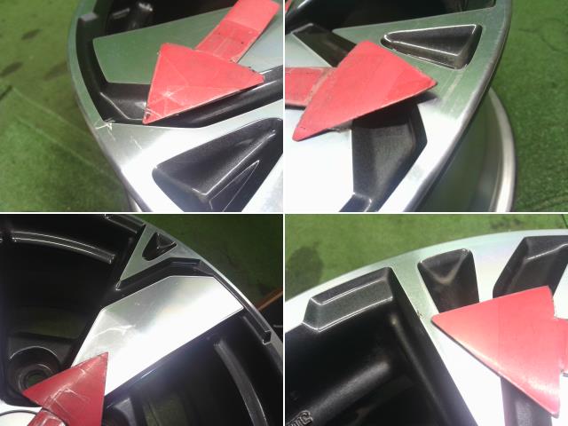 【中古】フォレスター 5AA-SKE 純正 18インチ ホイール 7J 5H 4本セット PCD114.3 自社品番250709 M4Y