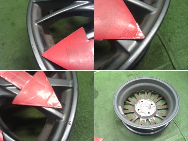 【中古】社外 アルミホイール ravrion 13インチ 4J 4穴 4本セット モコ外し 自社品番250715 ZPB