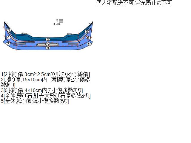 アイミーブ ZAA-HA3W フロントバンパー 6400C720RA 自社品番230082