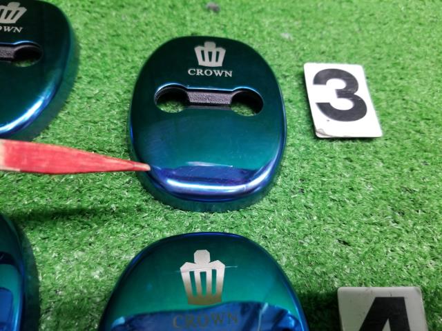 クラウン DAA-GWS204 ドアストライカーカバーセット/ブルー 自社品番230100
