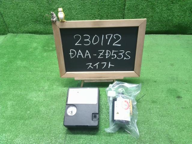 タイヤ空気充填用エアコンプレッサー+パンク修理剤(使用期限10/2020)未使用未開封品 自社品番230172