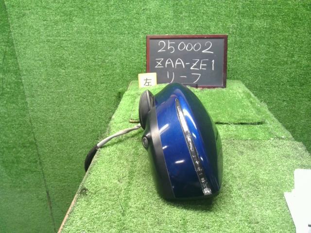 リーフ ZAA-ZE1 左 助手席 ドアミラー サイドミラー　ウィンカー　カメラ　ムラカミ　96302-5SK8A 自社品番250002　色XBK