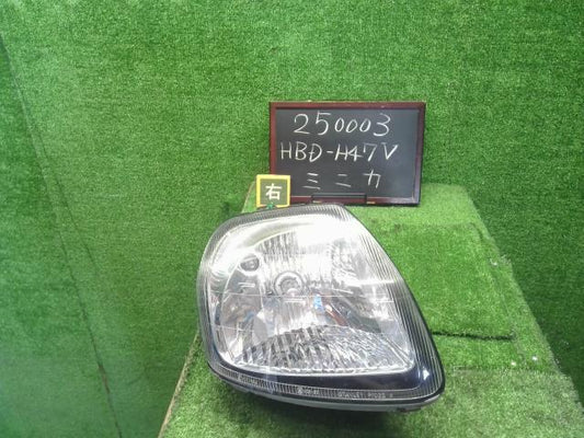 ミニカ HBD-H47V 右 運転席側　ヘッドランプ ヘッドライト　スタンレーP1025　 8301A804 自社品番250003