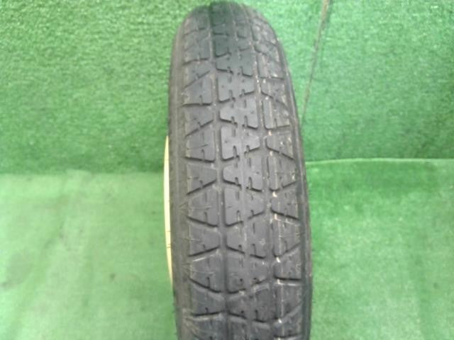 スペア 中古 ダンロップ タイヤホイール 08年 04周目 1本 純正 T125/70D16 J16×4T 5穴 100 プレミオ外し(250036)