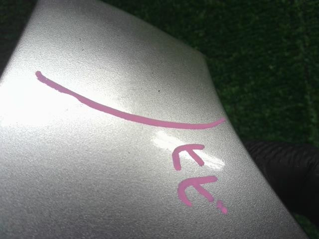 レクサス LS460 後期 DBA-USF40 右サイドステップ スポイラー 運転席側　75851-50914-B2 自社品番250060　色1J7