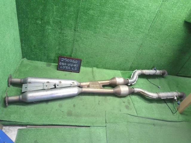 レクサス LS460 後期 DBA-USF40 フロントエキゾーストパイプ　エキパイ　Fマフラー　センサー付 17410-38411 自社品番250060