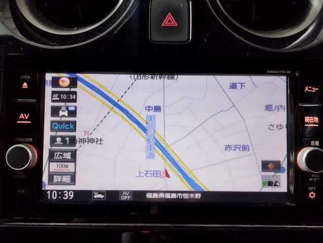 ノート DBA-E12 日産純正　カーナビゲーション B8260-7992E-NP 自社品番250067