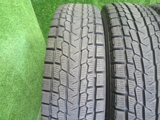 16インチ スタッドレスタイヤ 4本 冬 20年 175/80R16 ヨコハマIce GUARD GO75 ジムニー外し 自社品番250068