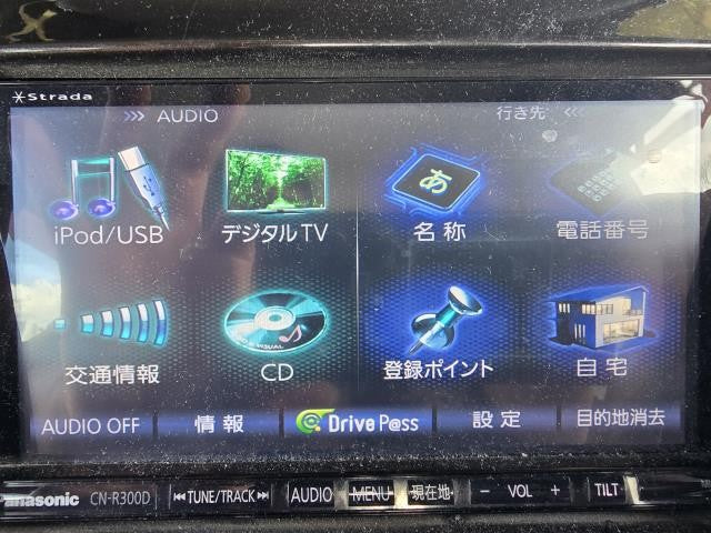 パナソニック ストラーダ CN-R300D カーナビゲーション  ソリオMA15S外し　自社品番250077