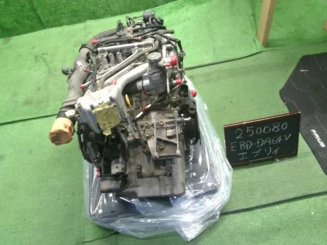 エブリィ EBD-DA64V エンジン　マニュアル 4WD ハーネス無 11200-67H53-X12 自社品番250080
