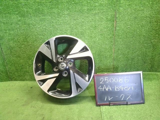 日産純正 15インチ アルミホイール 1本 15×4.5J　4穴　PCD100　+46　センターキャップ付　ルークスB48A外し　自社品番250086