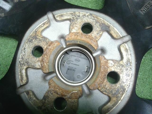 日産純正 15インチ アルミホイール 1本 15×4.5J　4穴　PCD100　+46　センターキャップ付　ルークスB48A外し　自社品番250086