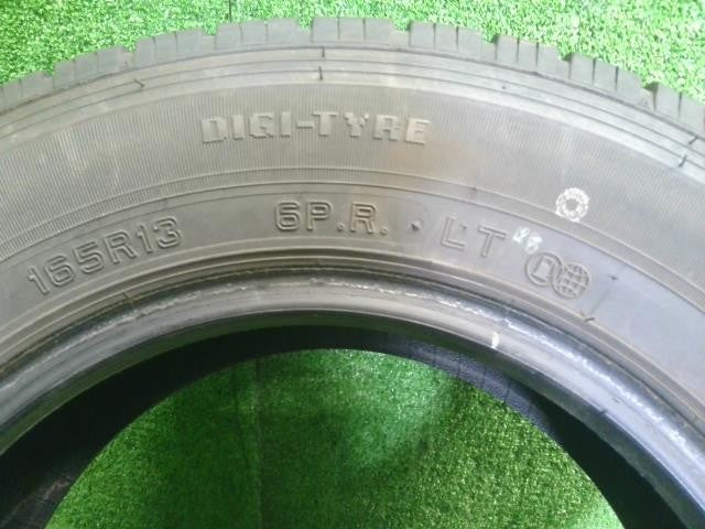 (2)13インチ 中古 サマータイヤ 1本 165R13 ダンロップ 自社品番250087