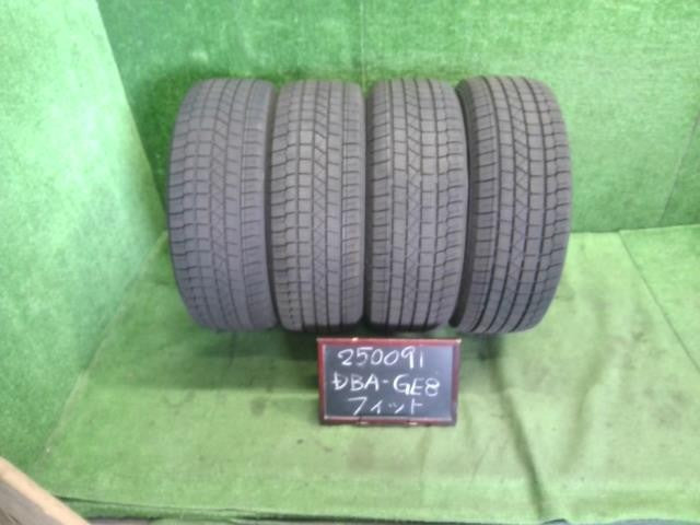 16インチ 冬 スタッドレスタイヤ 4本 185/55R16 中古 ICETECNEO KR36 ケンダ フィット外し 自社品番250091