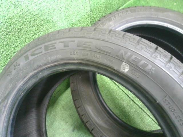 16インチ 冬 スタッドレスタイヤ 4本 185/55R16 中古 ICETECNEO KR36 ケンダ フィット外し 自社品番250091