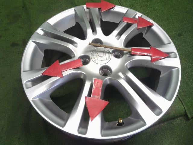 16インチ ホンダ純正 アルミホイール 4本 中古 16×6J 4穴 PCD100 +53 ハブ径56 GE8フィット外し 自社品番250091