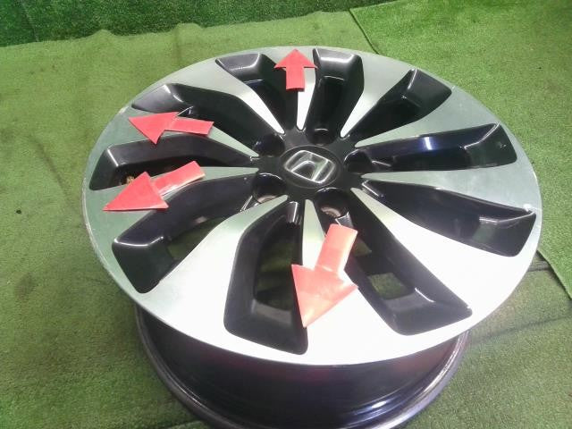 (2)アコード CR6 17インチ ホンダ純正 アルミホイール 1本　17×7.5J　5穴　PCD114.3　+55　ハブ径64 自社品番250097