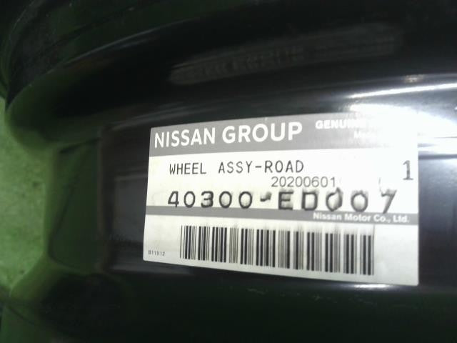 キューブ ノート ティーダ 日産純正 15インチ 鉄ホイール 4本 J15×5.5JJ 4穴 PCD100 ハブ径60 自社品番250098