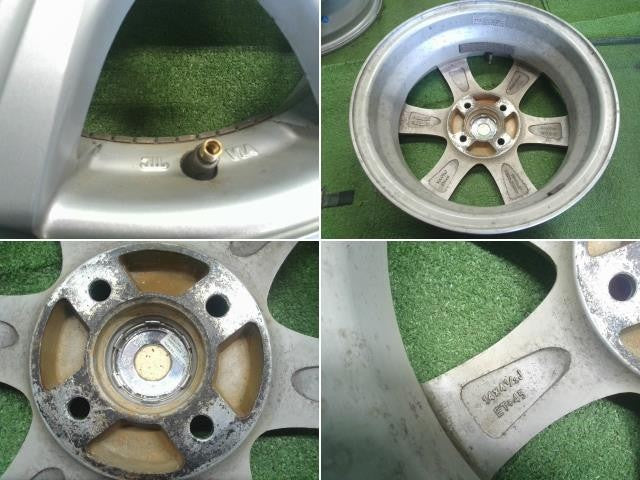 中古 SIBILLA ホイール　社外　14×4.5J　14インチ　４本セット　アルミホイール　4穴　PCD100(250104)