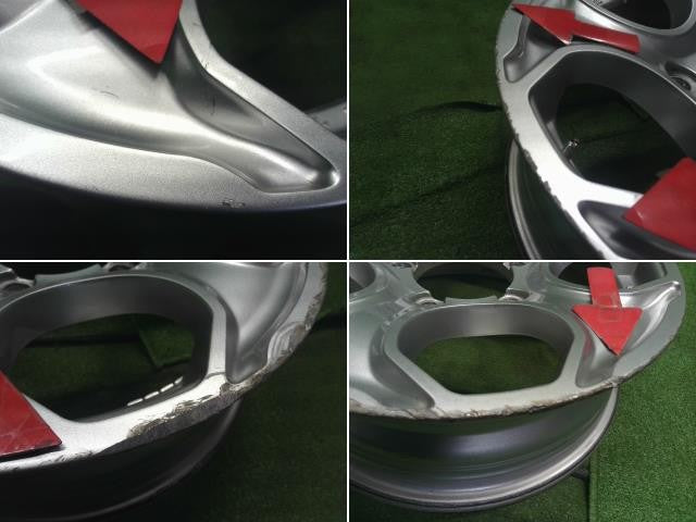 16インチ アルミホイール  4本 社外 16×5.5J　5穴 PCD139.7 +20 中古 レアマイスター ジムニー外し　自社品番250110