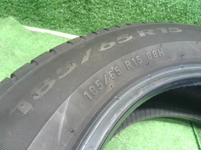 (1)15インチ 夏 ノーマルタイヤ 4本 21年 185/65R15 Cinturato P6 ピレリ 自社品番250122