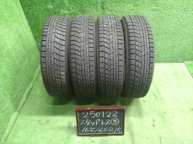 (3)15インチ 冬 スタッドレスタイヤ 4本 165/65R15 21年 Ice GUARD IG60 ヨコハマ 自社品番250122