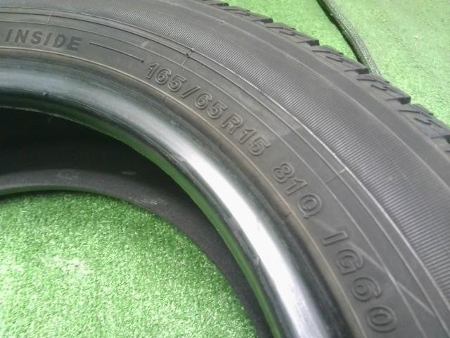 (3)15インチ 冬 スタッドレスタイヤ 4本 165/65R15 21年 Ice GUARD IG60 ヨコハマ 自社品番250122