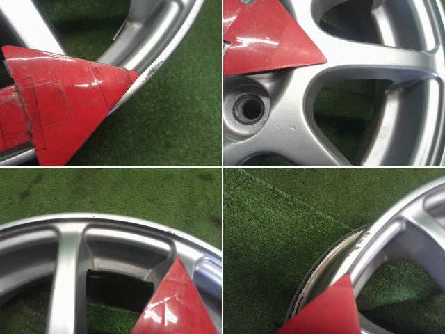 13インチ　社外アルミホイール4本　13×4.00B　4穴　PCD100　+46　ハブ径56mm　ビッグウェエイ Ｎ−ＷＧＮ(250123)