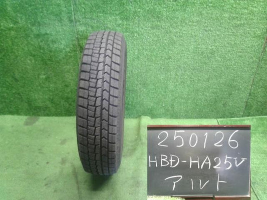 13インチ 冬 スタッドレスタイヤ １本 23年 145/80R13 WINTERMAXX WM02 ダンロップ アルト外し 自社品番250126