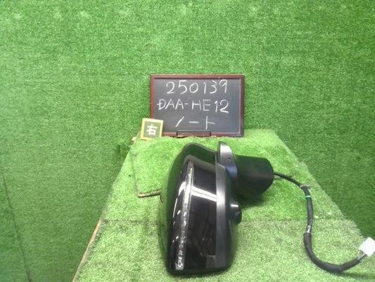 ノート DAA-HE12 右 運転席 ドアミラー　サイドミラー　ウィンカー　ムラカミG579  自社品番250139　色KH3