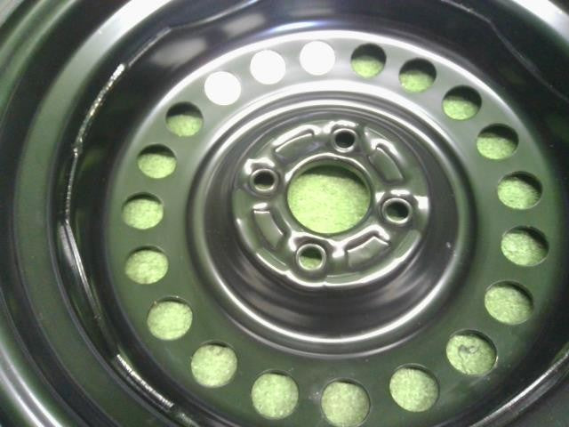 15インチ スペアタイヤ 1本 中古 ブリヂストン J15×4T T125/70D15 4穴 PCD100  Z12キューブ 自社品番250147