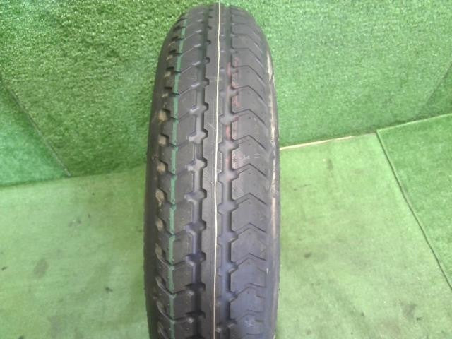 15インチ スペアタイヤ 1本 中古 ブリヂストン J15×4T T125/70D15 4穴 PCD100  Z12キューブ 自社品番250147