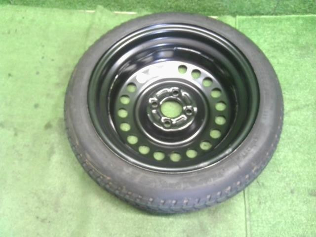 15インチ スペアタイヤ 1本 中古 ブリヂストン J15×4T T125/70D15 4穴 PCD100  Z12キューブ 自社品番250147