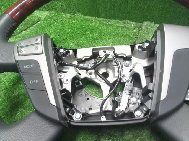 ヴェルファイア DBA-GGH25W トヨタ純正 ステアリングホイール ハンドル シフトノブ付 45100-58060-B0 自社品番250156　インフレーター欠品