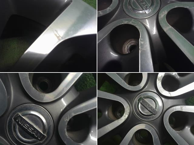 日産純正 18インチ アルミホイール 18×6.5J 5穴 4本 PCD114.3 ハブ径65mm デュアリス 自社品番250186