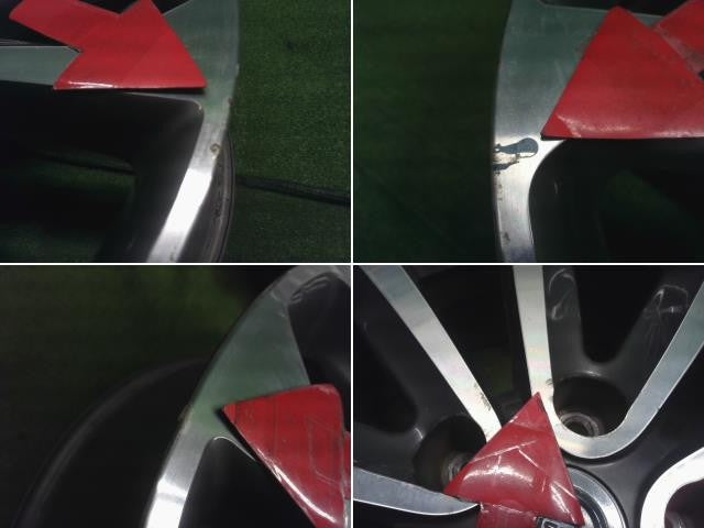 日産純正 18インチ アルミホイール 18×6.5J 5穴 4本 PCD114.3 ハブ径65mm デュアリス 自社品番250186