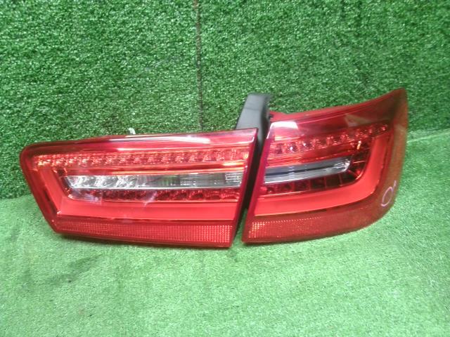 【中古】アウディ A6 DBA-4GCHVS 左右 テールランプ テールライト フィニッシャー 4点セット　LED　4G9945095B 自社品番240646