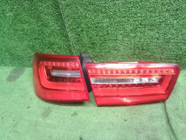 【中古】アウディ A6 DBA-4GCHVS 左右 テールランプ テールライト フィニッシャー 4点セット　LED　4G9945095B 自社品番240646