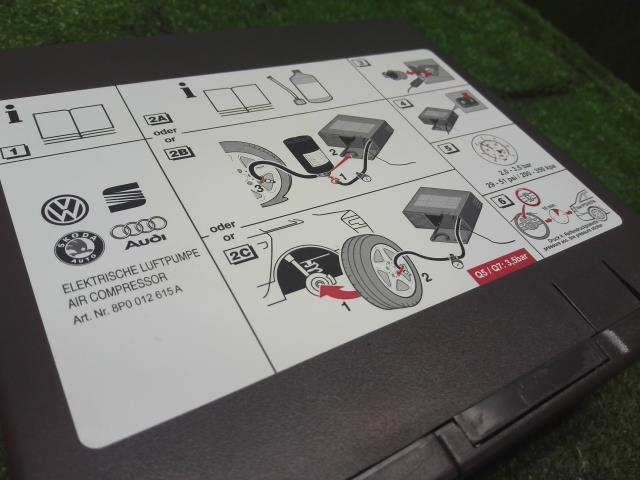 【中古】アウディ A6 DBA-4GCHVS エアーコンプレッサー タイヤ用　電動　G0260805A 自社品番240646