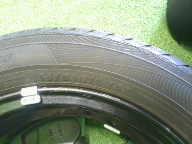 【中古】サクラ ZAA-B6AW 純正 タイヤホイール 1本 155/65R14 自社品番240716 W13