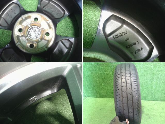 【中古】サクラ ZAA-B6AW 純正 タイヤホイール 1本 155/65R14 自社品番240716 W13