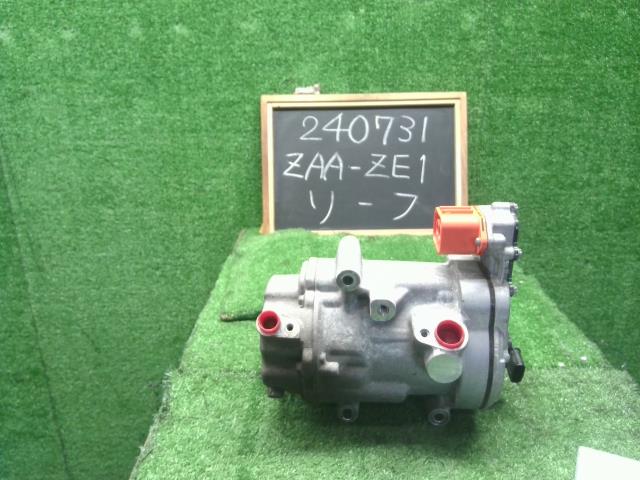 【中古】リーフ ZAA-ZE1 エアコン AC コンプレッサー 92600-4BC0A 自社品番240731 K23