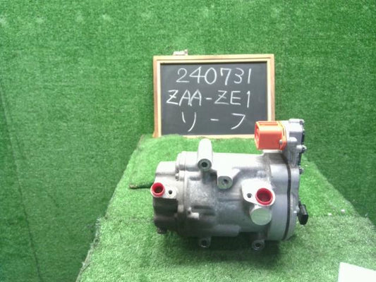 【中古】リーフ ZAA-ZE1 エアコン AC コンプレッサー 92600-4BC0A 自社品番240731 K23