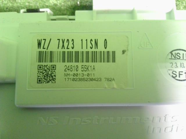 【中古】リーフ ZAA-ZE1 スピードメーター 24810-5SK1A 自社品番240731 K23